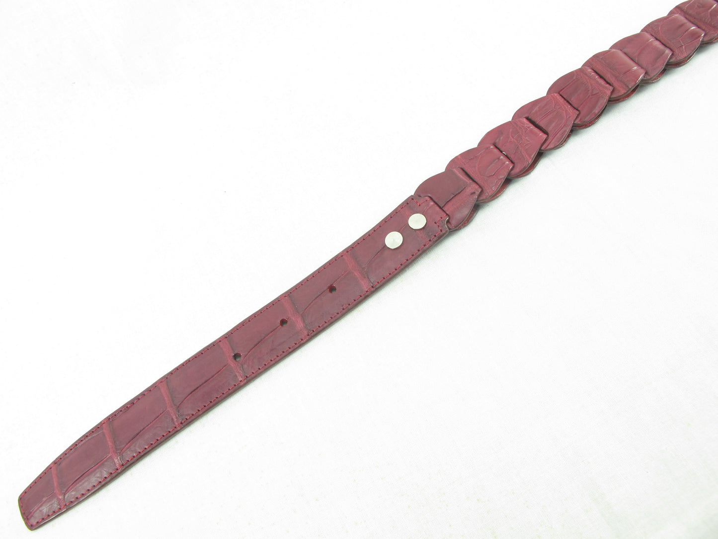 Genuine Crocodile Skin Leather Women's Handmade Belt