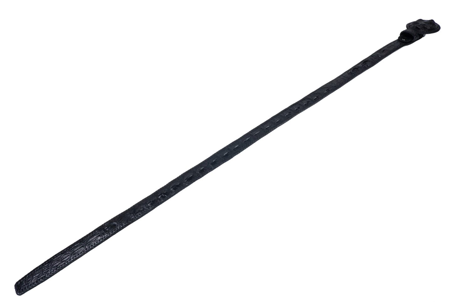 Genuine Crocodile Single Hornback Skin Leather Cowboy Handmade Belt