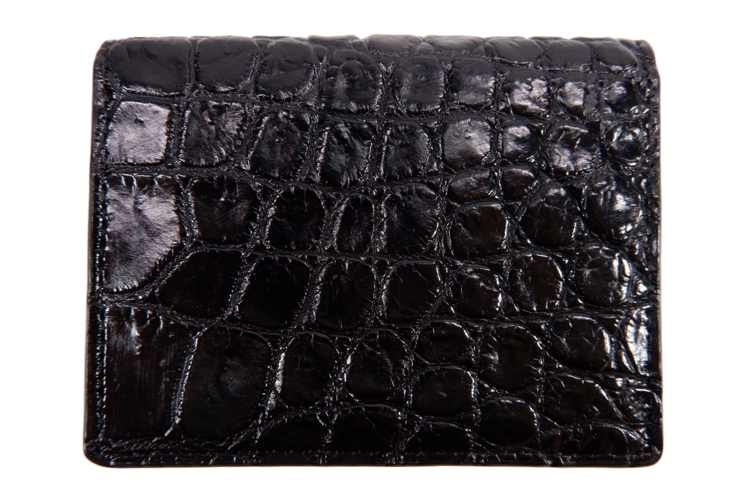 Genuine Crocodile Skin Leather Business & Credit Card Holder Wallet
