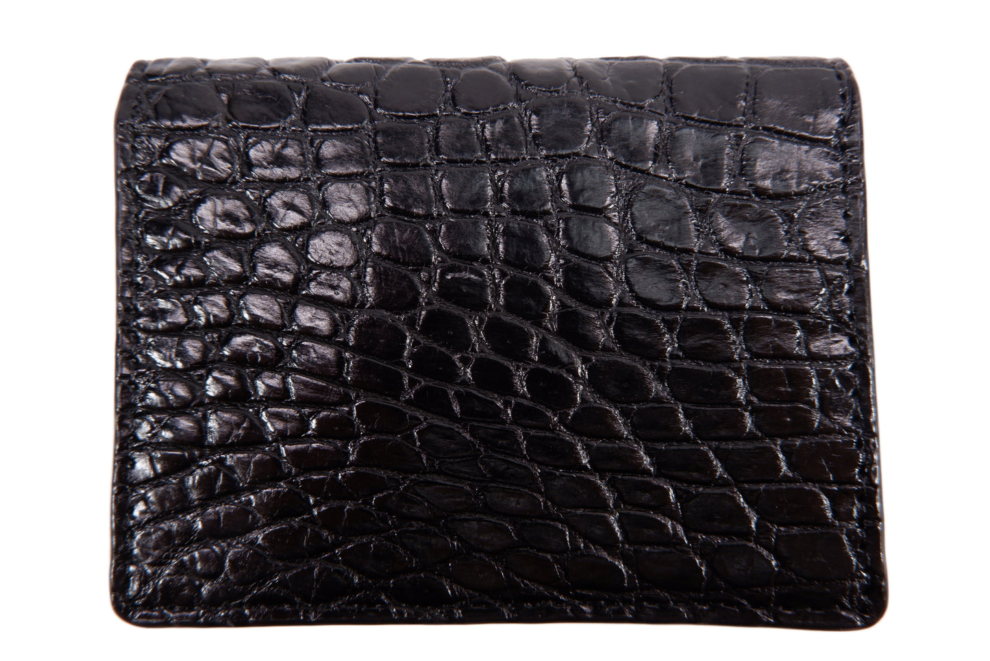 Genuine Crocodile Skin Leather Business & Credit Card Holder Wallet