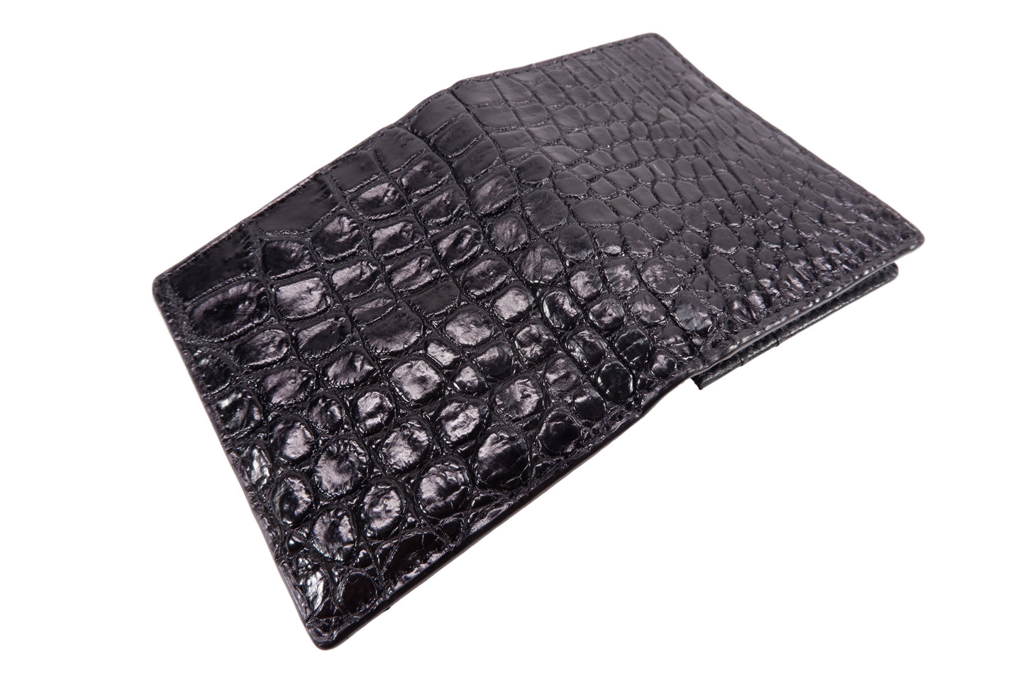 Genuine Crocodile Skin Leather Business & Credit Card Holder Wallet