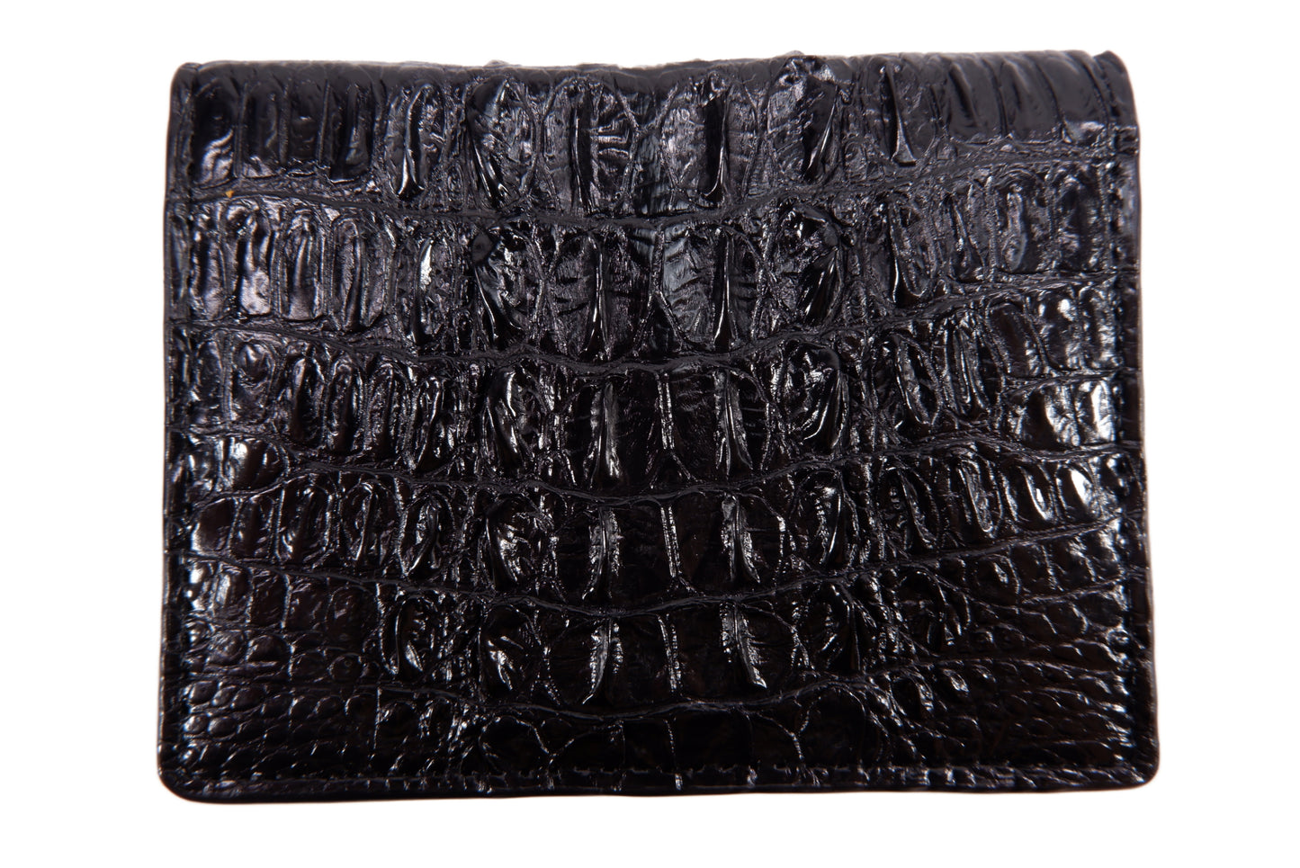 Genuine Crocodile Tail Skin Leather Business & Credit Card Holder Wallet