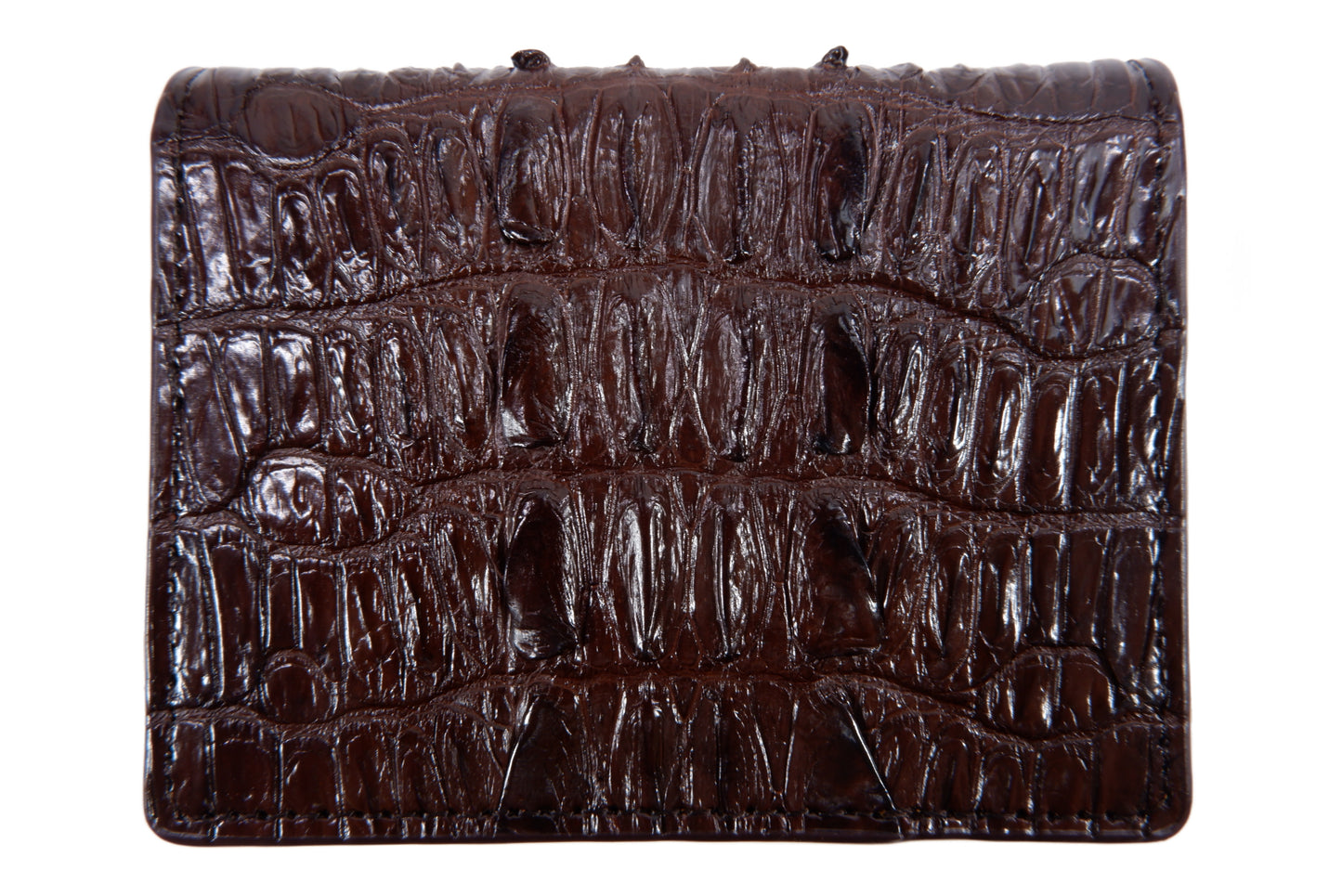 Genuine Crocodile Tail Skin Leather Business & Credit Card Holder Wallet