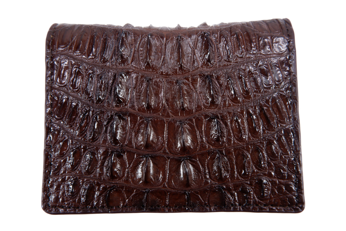 Genuine Crocodile Tail Skin Leather Business & Credit Card Holder Wallet