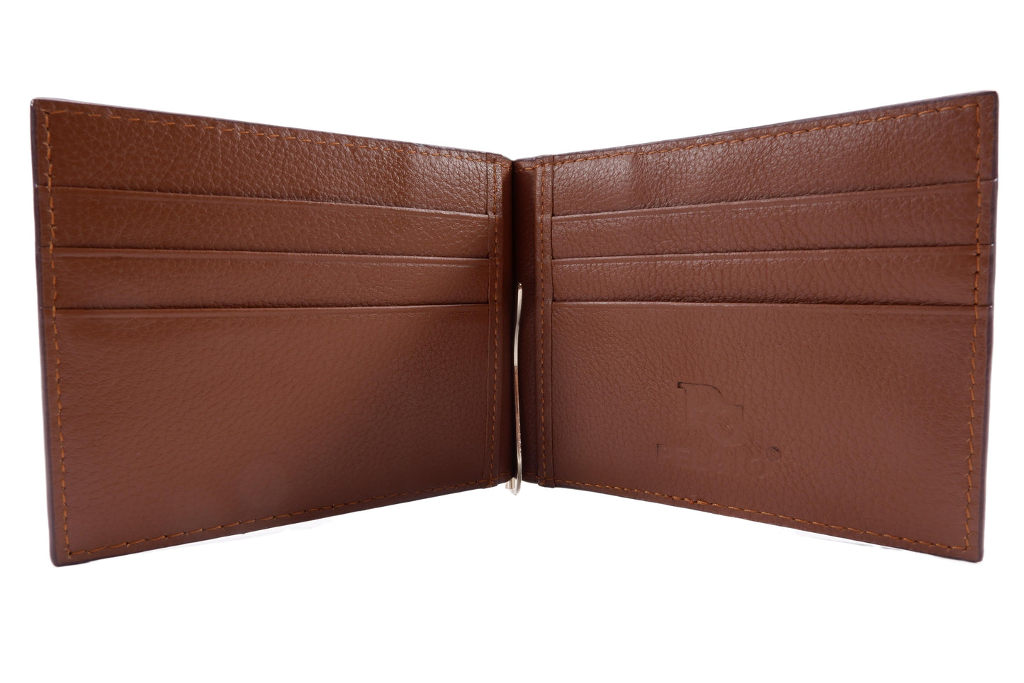 Genuine Crocodile Tail Skin Leather Money Clip Slim Bifold Men's Wallet