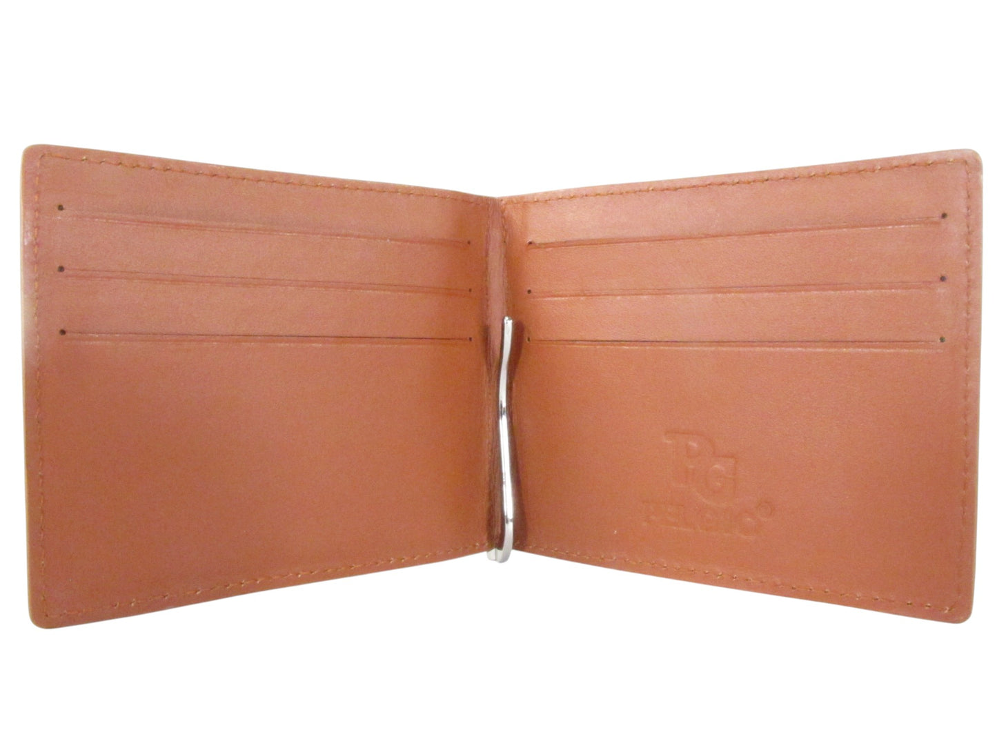 Genuine Crocodile Belly Skin Leather Money Clip Slim Bifold Men's Wallet