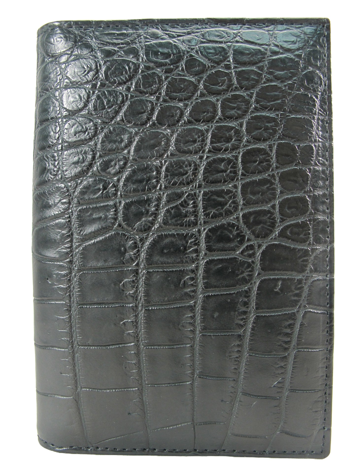 Genuine Crocodile Belly Skin Leather Luxury Passport & Card Holder Wallet