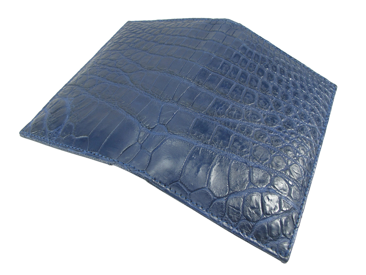 Genuine Crocodile Belly Skin Leather Luxury Passport & Card Holder Wallet