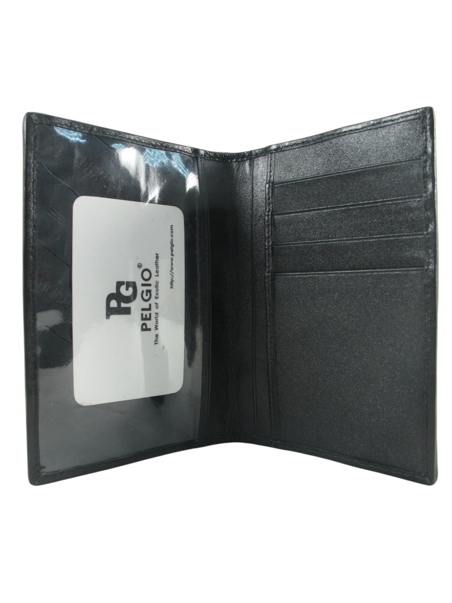Genuine Crocodile Belly Skin Leather Luxury Passport & Card Holder Wallet
