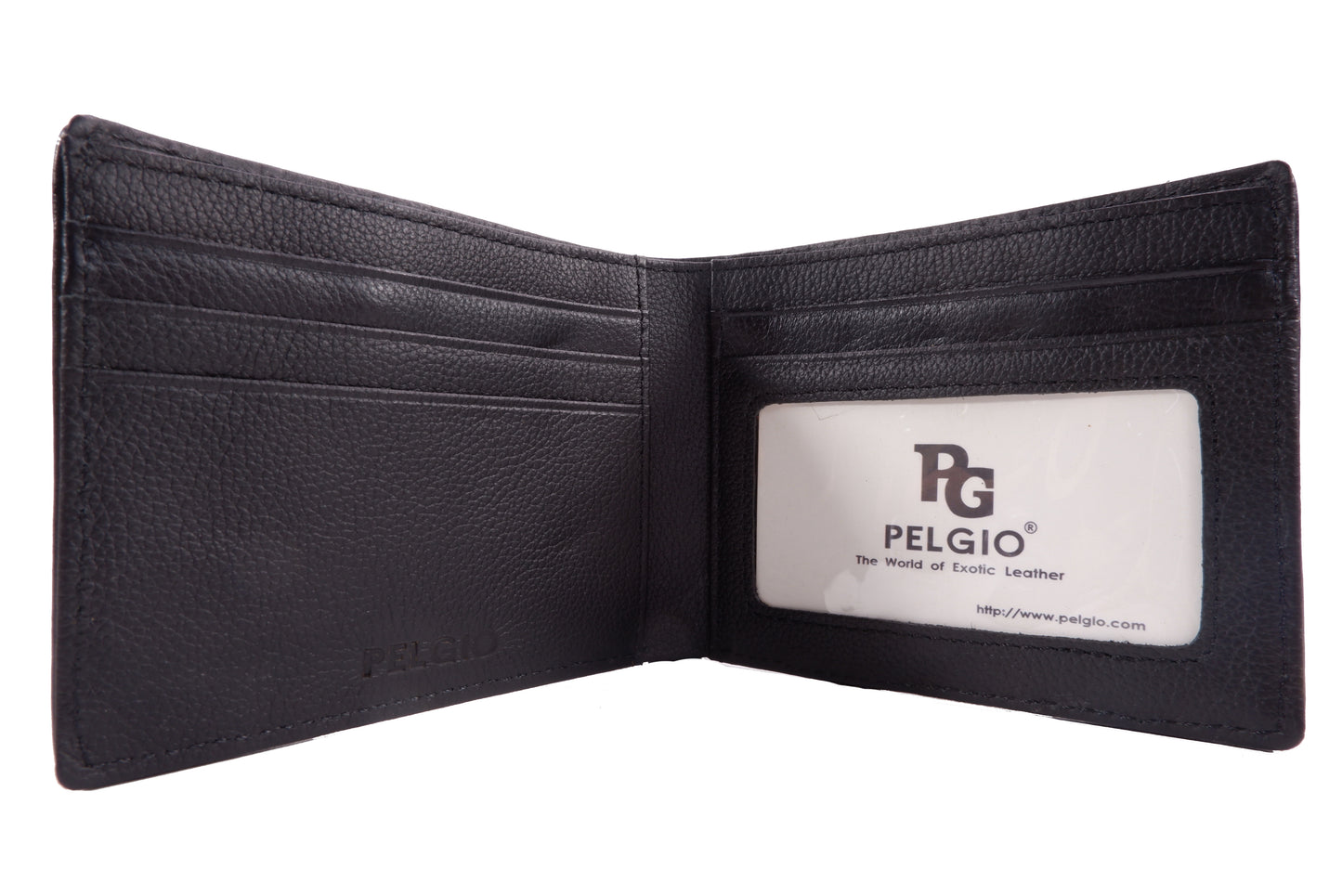 Genuine Crocodile Tail Skin Leather Bifold Wallet