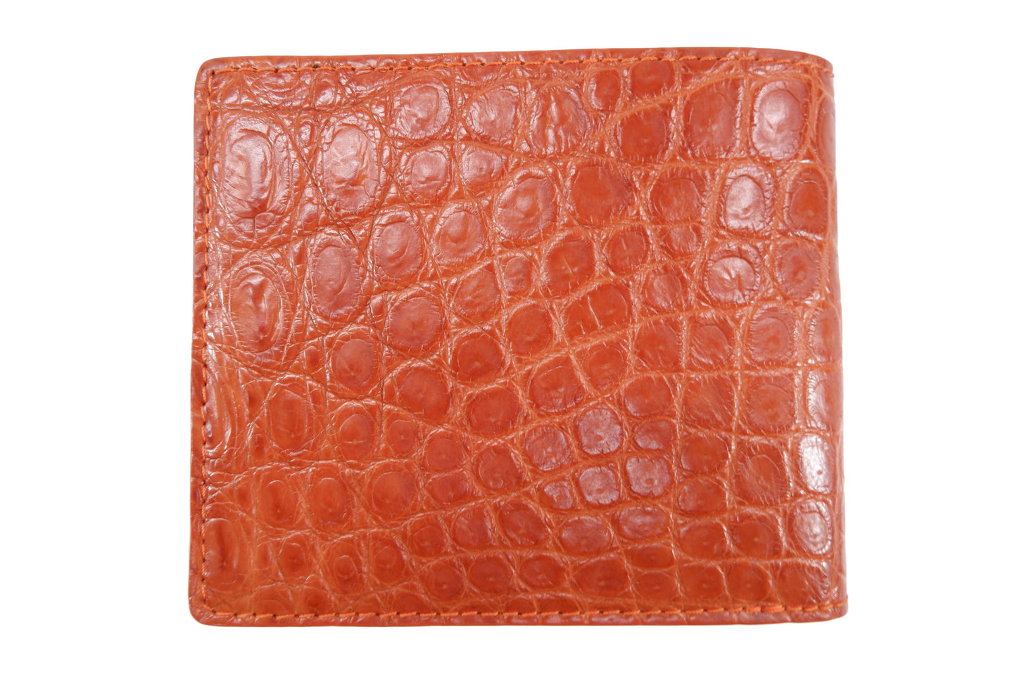 Genuine Crocodile Belly Skin Leather Luxury Bifold Wallet