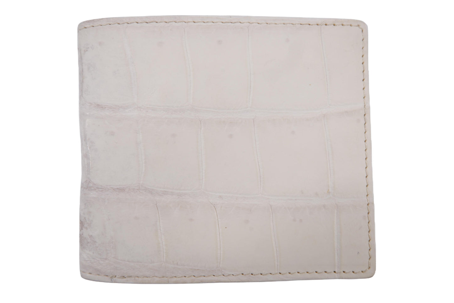 Genuine Crocodile Belly Skin Leather Luxury Bifold Wallet