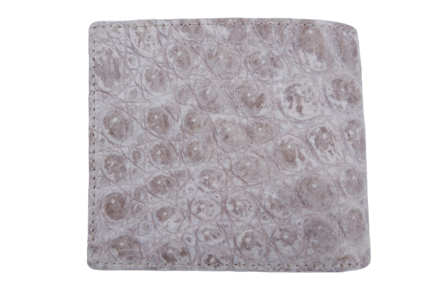 Genuine Crocodile Belly Skin Leather Luxury Bifold Wallet