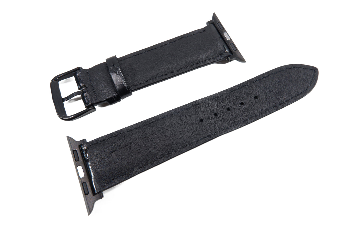 Genuine Crocodile Skin Leather Watch Strap Compatible with Apple Watch Ultra 1/2 Series 9/8/7/6/5/4/3/2/1/SE/SE2