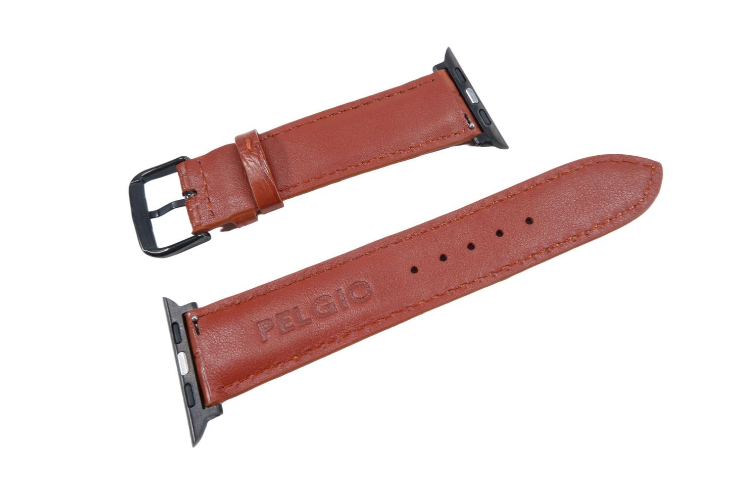 Genuine Crocodile Skin Leather Watch Strap Compatible with Apple Watch Ultra 1/2 Series 9/8/7/6/5/4/3/2/1/SE/SE2