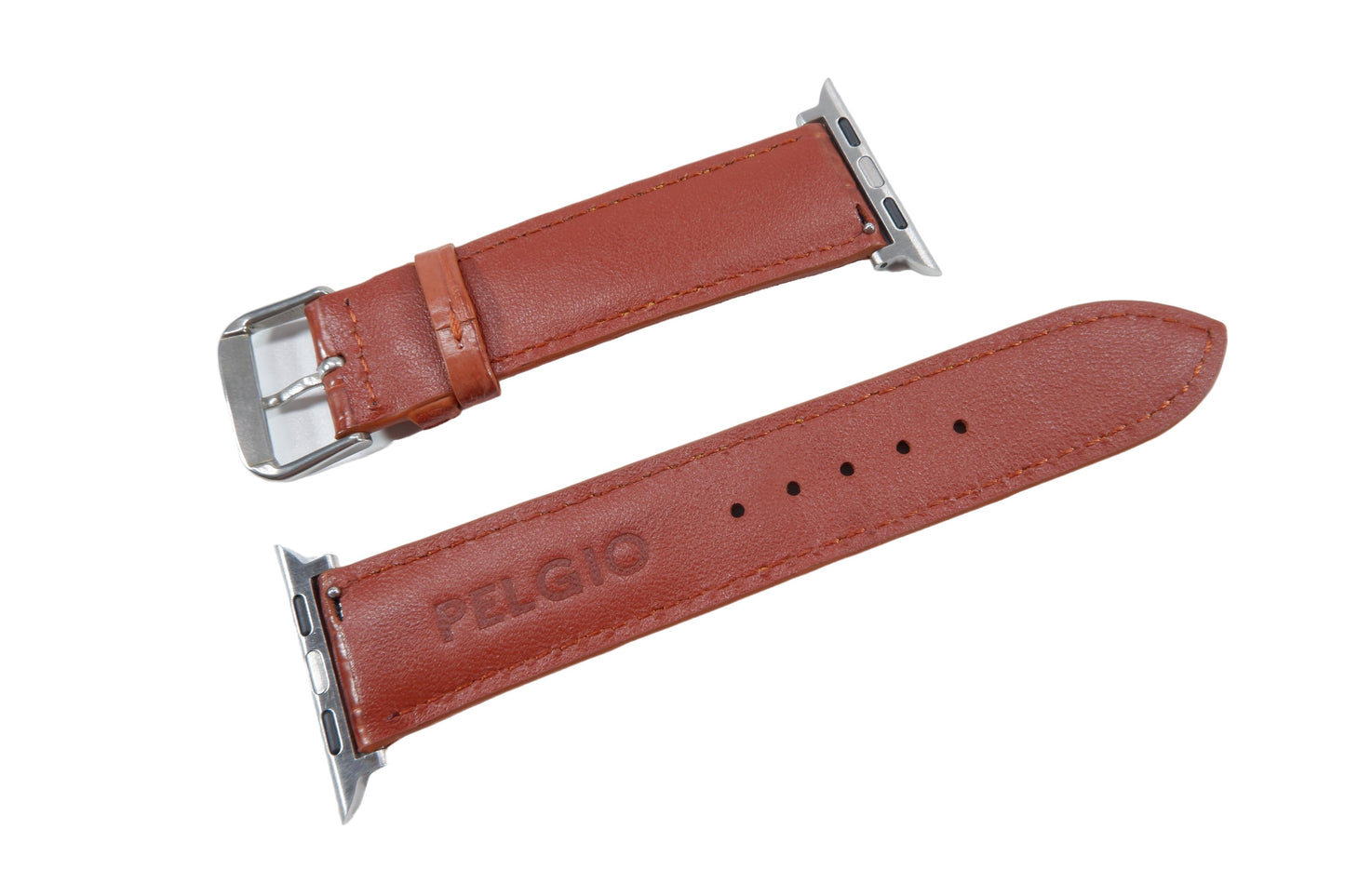 Genuine Crocodile Skin Leather Watch Strap Compatible with Apple Watch Ultra 1/2 Series 9/8/7/6/5/4/3/2/1/SE/SE2