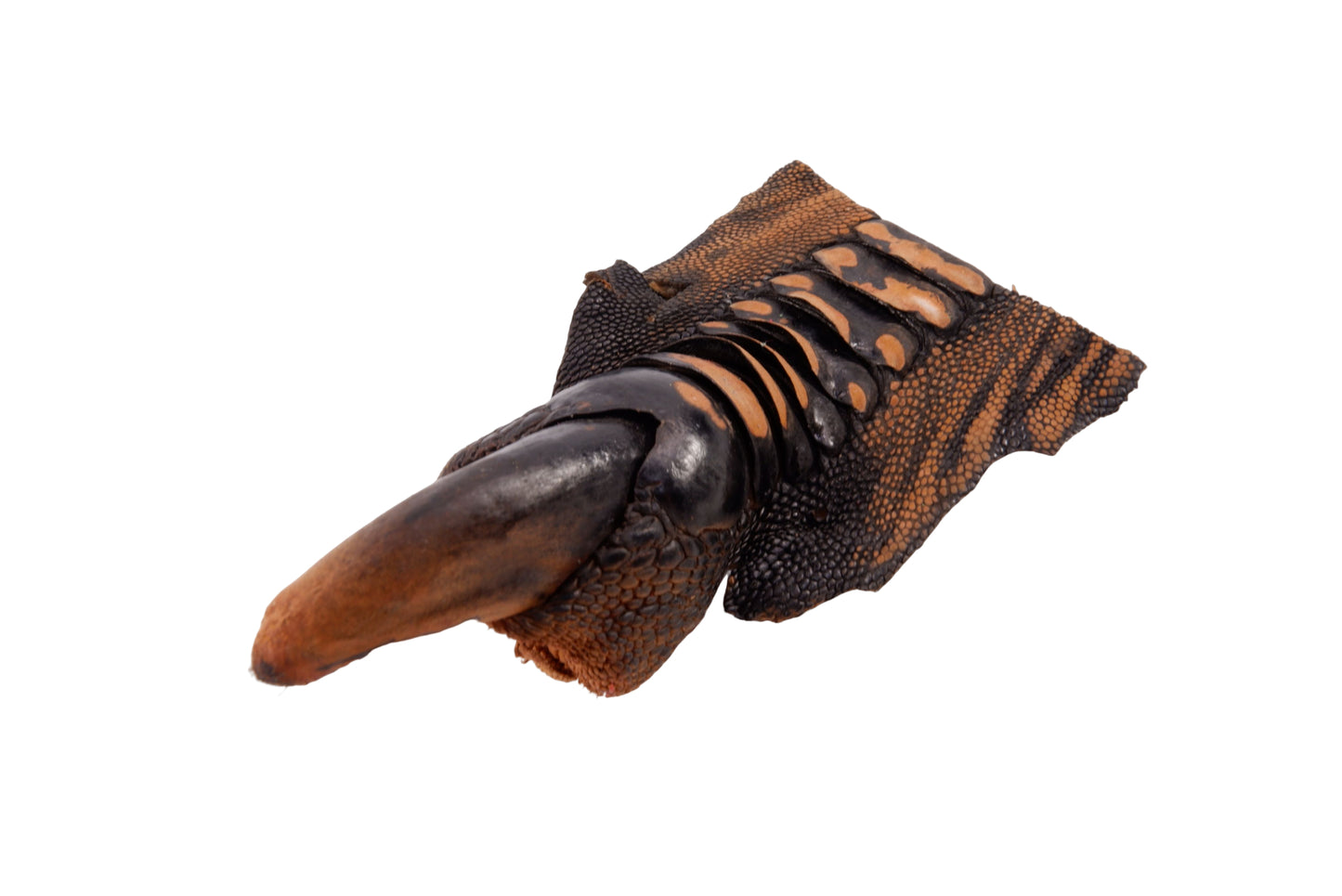 Genuine Ostrich Nail Claw Skin Leather Hide Pelt