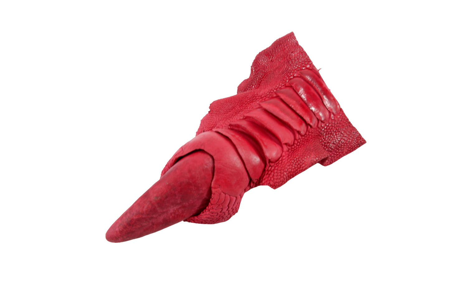 Genuine Ostrich Nail Claw Skin Leather Hide Pelt