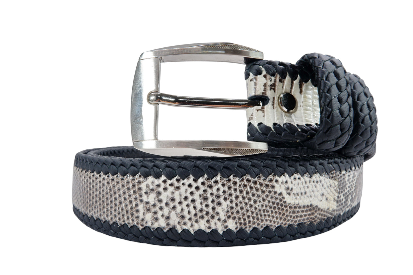 Genuine Lizard Skin Leather Casual Men's Handmade Belt