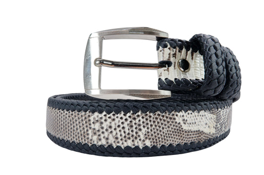 Genuine Lizard Skin Leather Casual Men's Handmade Belt