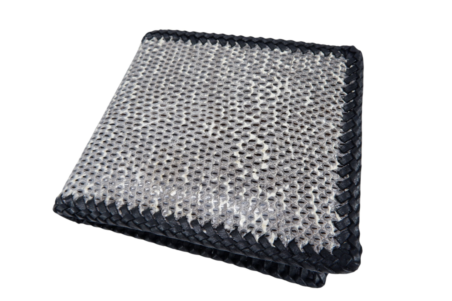 Genuine Lizard Skin Leather Handmade Bifold Wallet