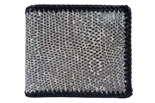 Genuine Lizard Skin Leather Handmade Bifold Wallet