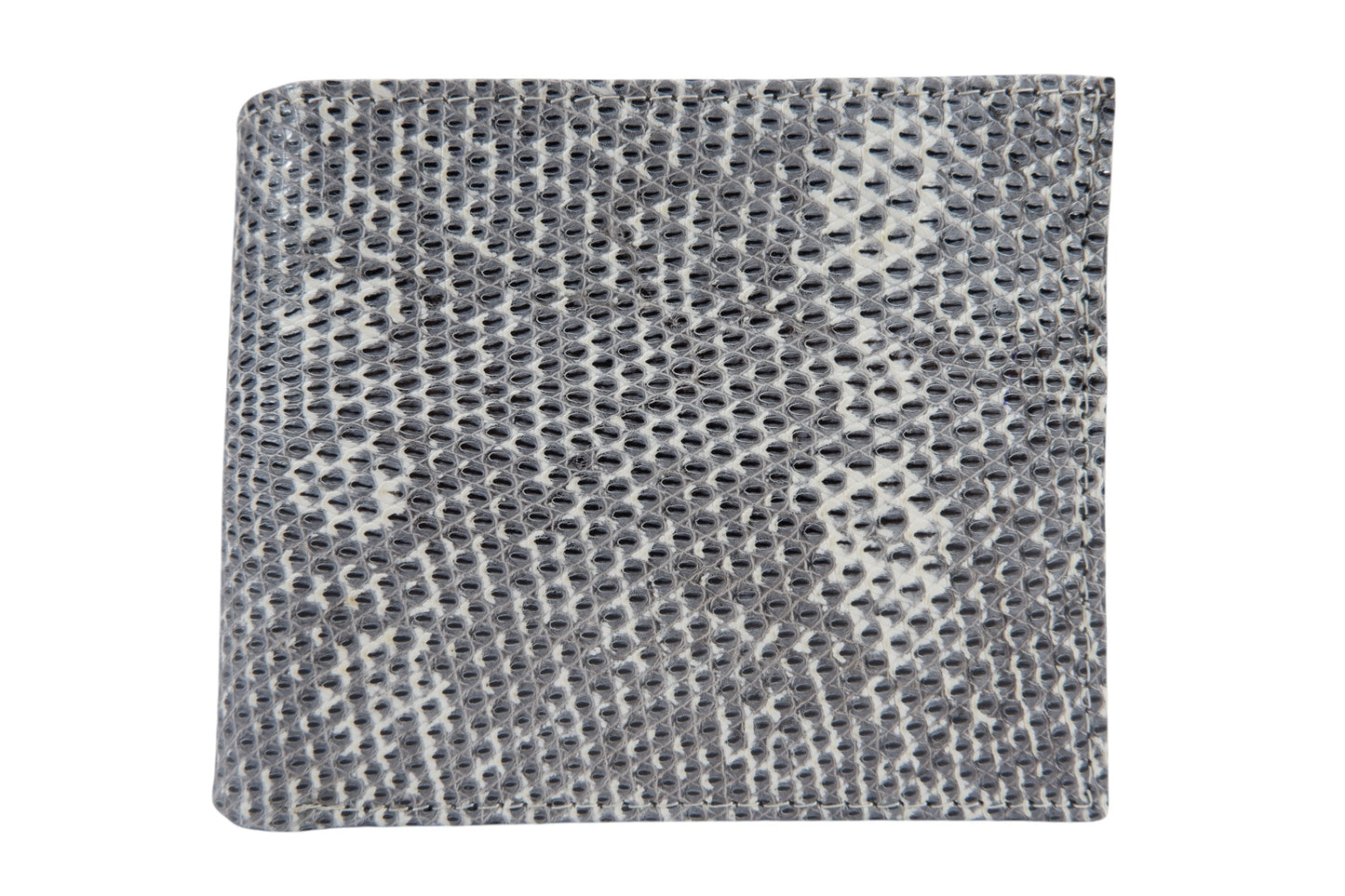 Genuine Lizard Skin Leather Bifold Wallet