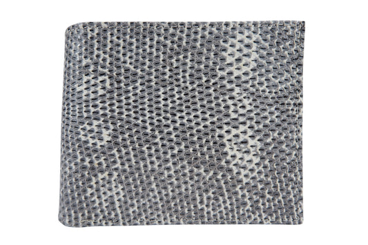 Genuine Lizard Skin Leather Bifold Wallet