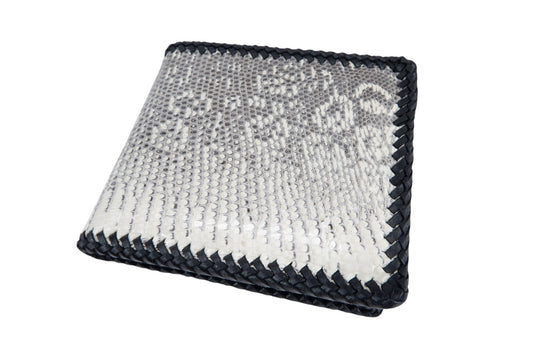 Genuine Lizard Skin Leather Handmade Bifold Wallet