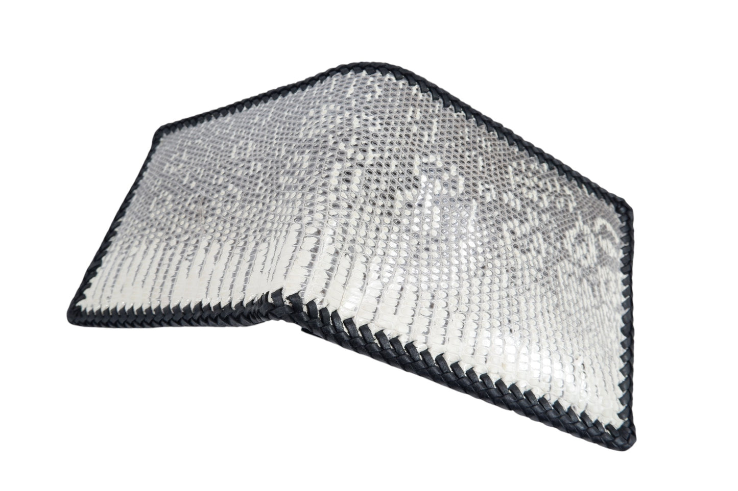 Genuine Lizard Skin Leather Handmade Bifold Wallet