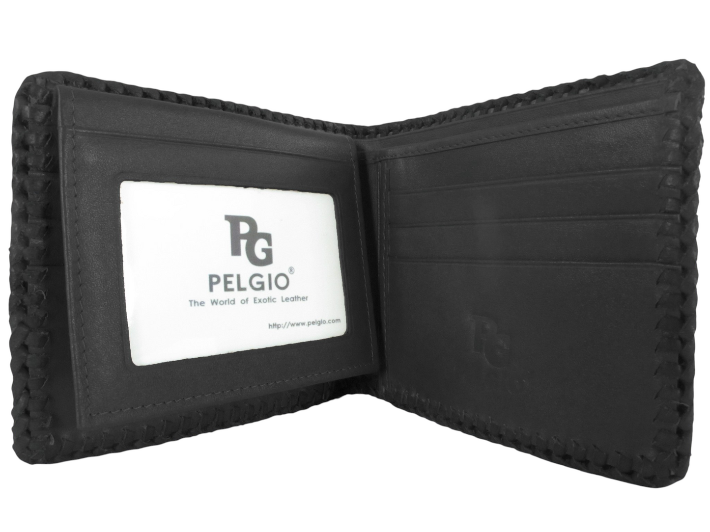 Genuine Lizard Skin Leather Handmade Bifold Wallet