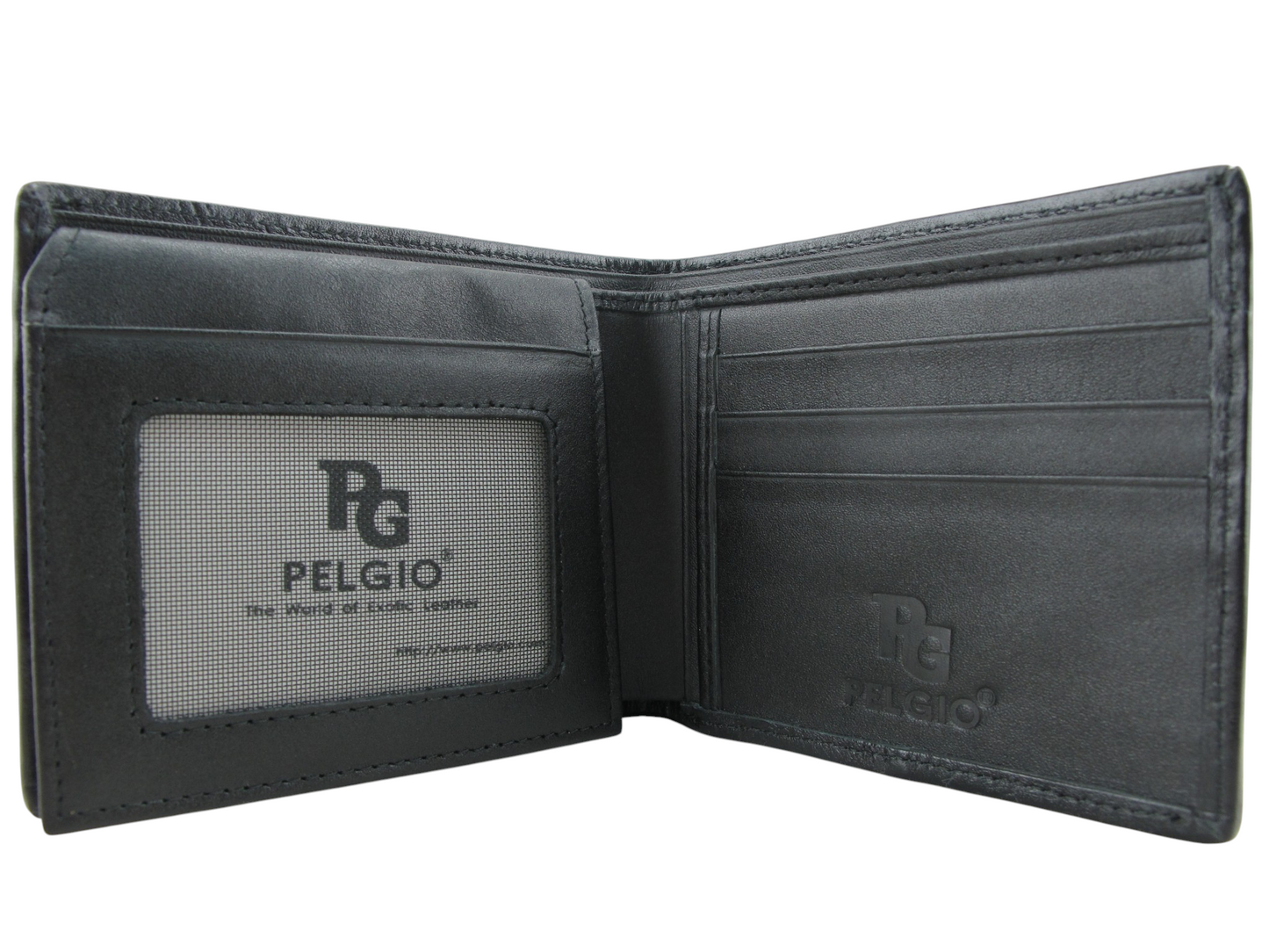 Genuine Lizard Skin Leather Bifold Wallet