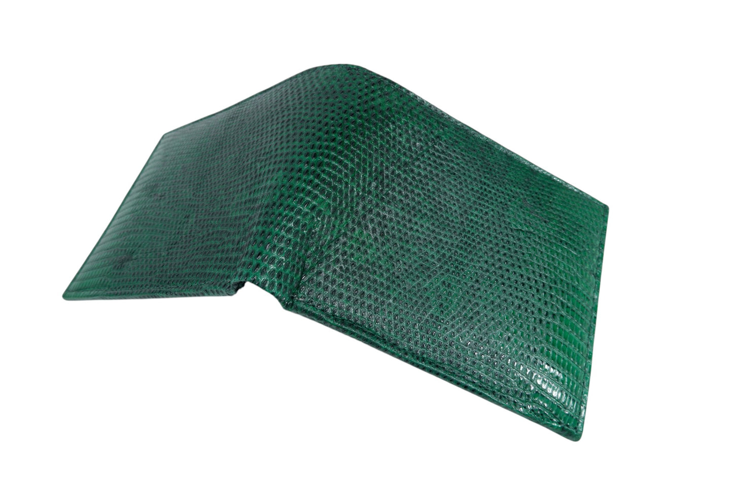 Genuine Lizard Skin Leather Bifold Wallet