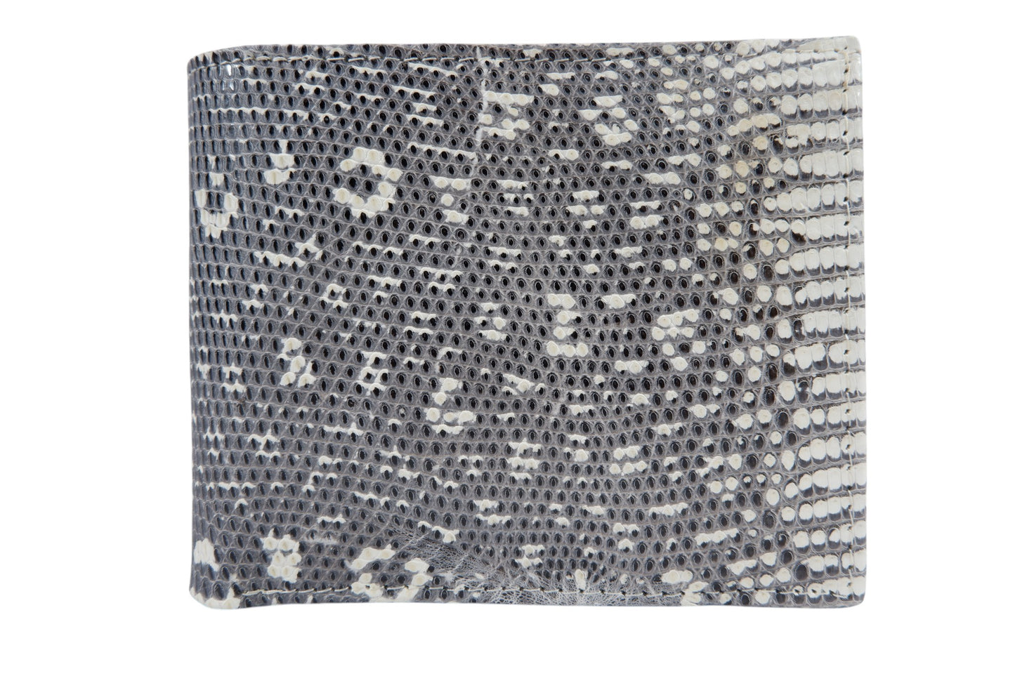 Genuine Lizard Skin Leather Bifold Wallet
