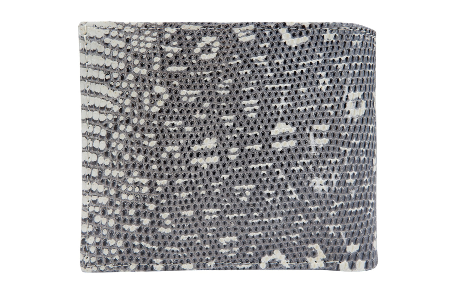 Genuine Lizard Skin Leather Bifold Wallet
