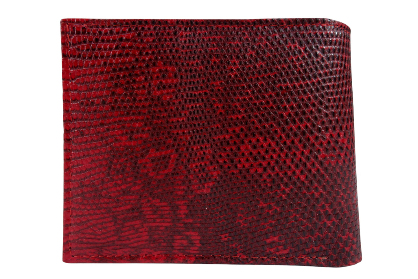 Genuine Lizard Skin Leather Bifold Wallet