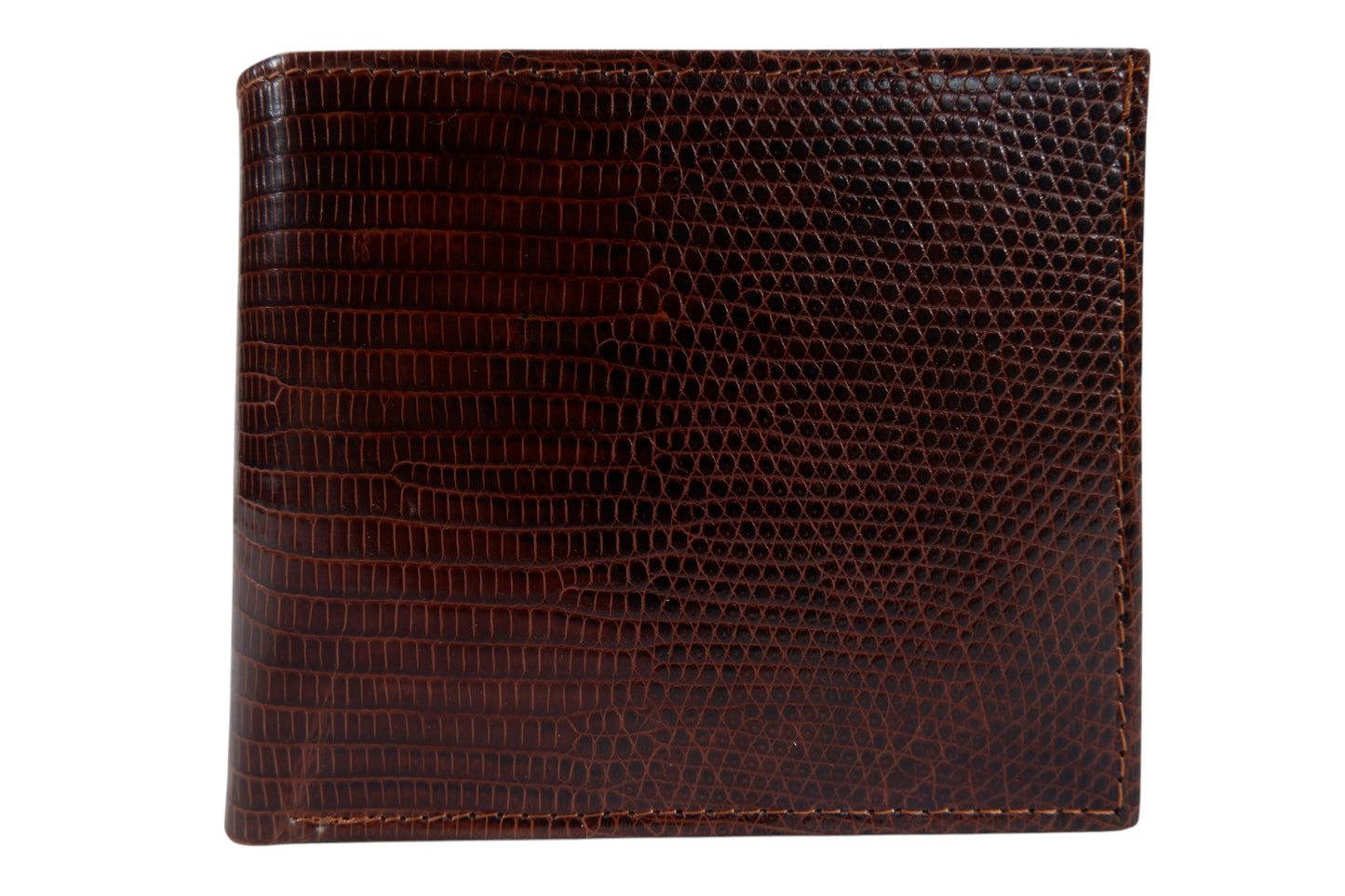 Genuine Lizard Belly Skin Leather Bifold Wallet
