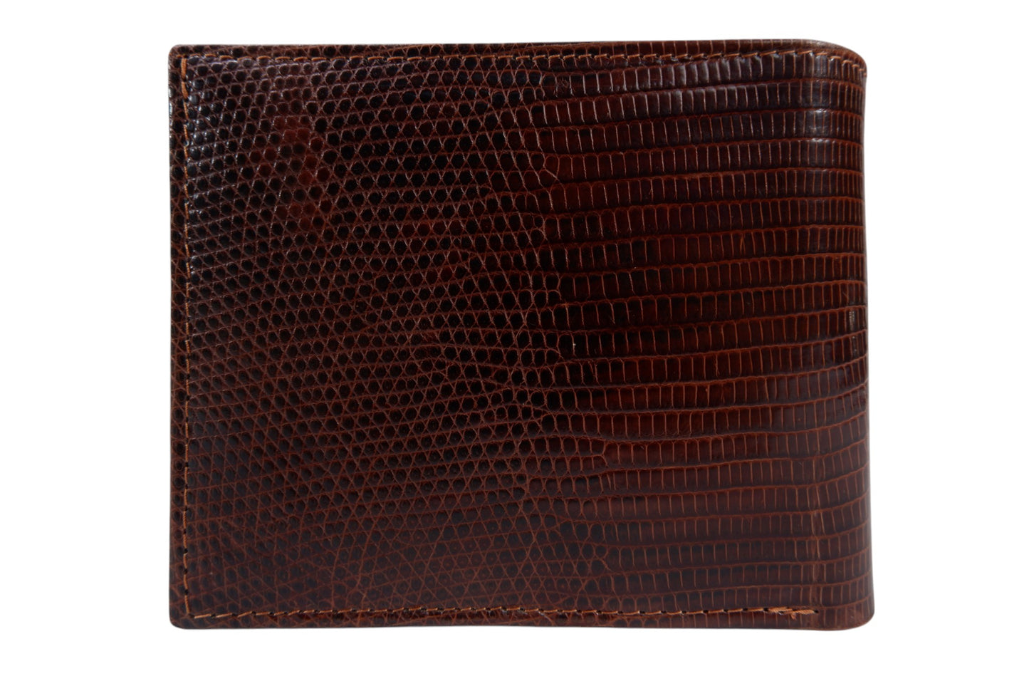 Genuine Lizard Belly Skin Leather Bifold Wallet