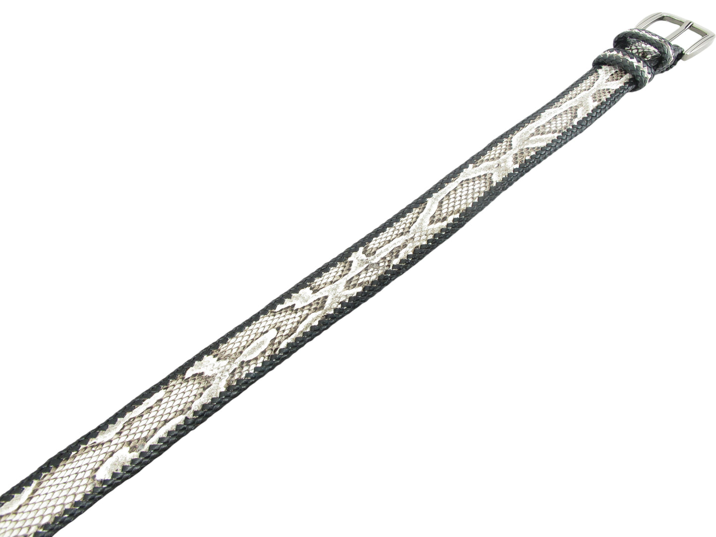 Genuine Burmese Python Snake Skin Leather Handmade Men's Belt