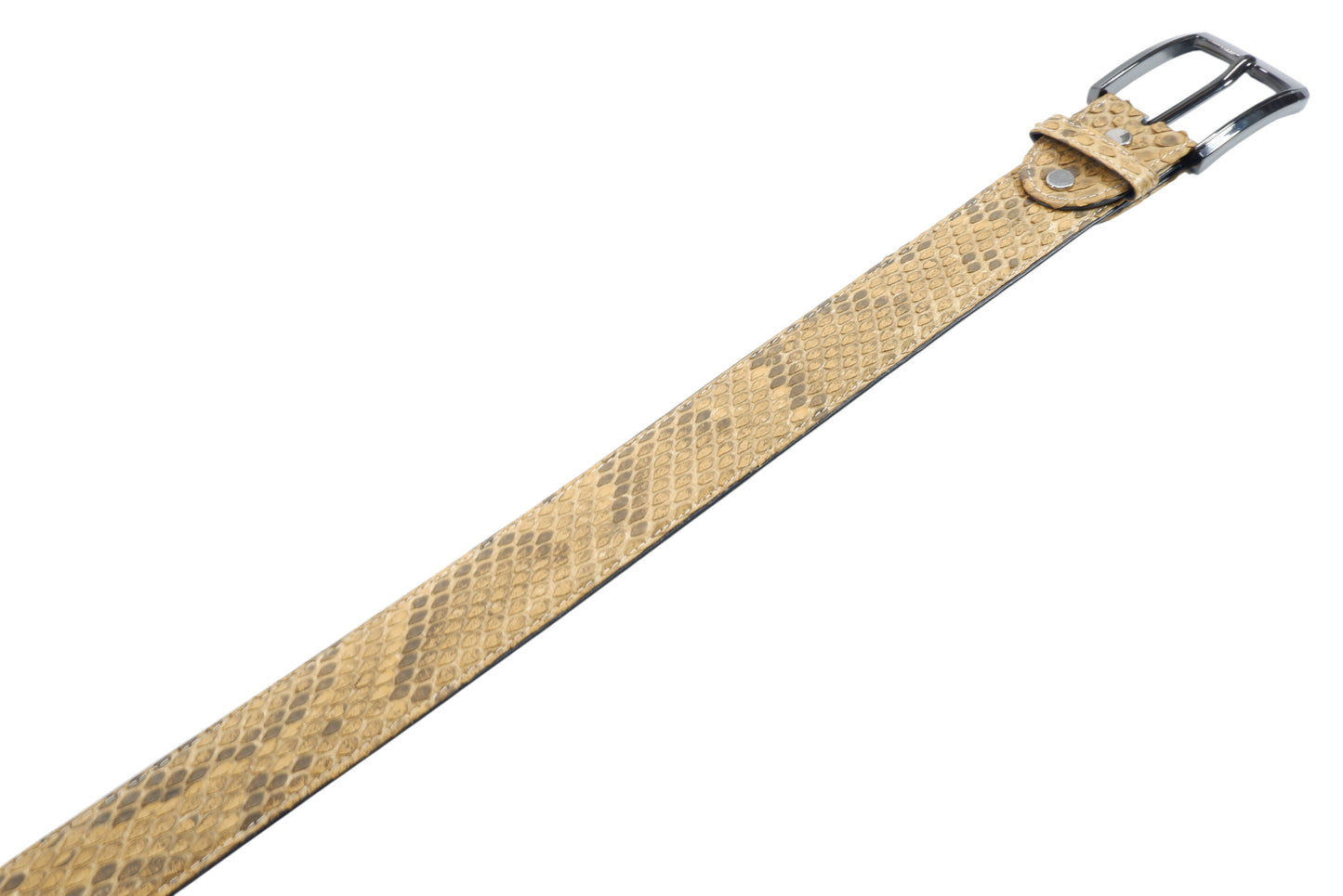 Genuine Burmese Python Snake Skin Leather Casual Men's Belt