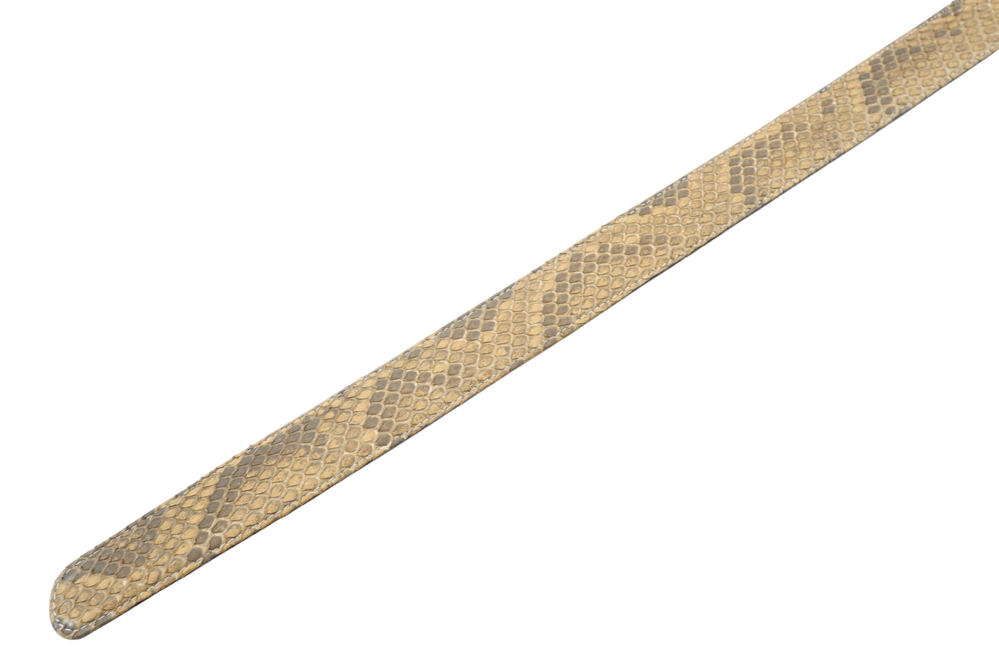 Genuine Burmese Python Snake Skin Leather Casual Men's Belt