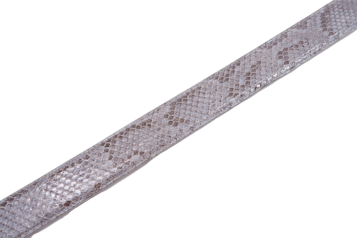 Genuine Burmese Python Snake Skin Leather Auto Locking Men's Belt