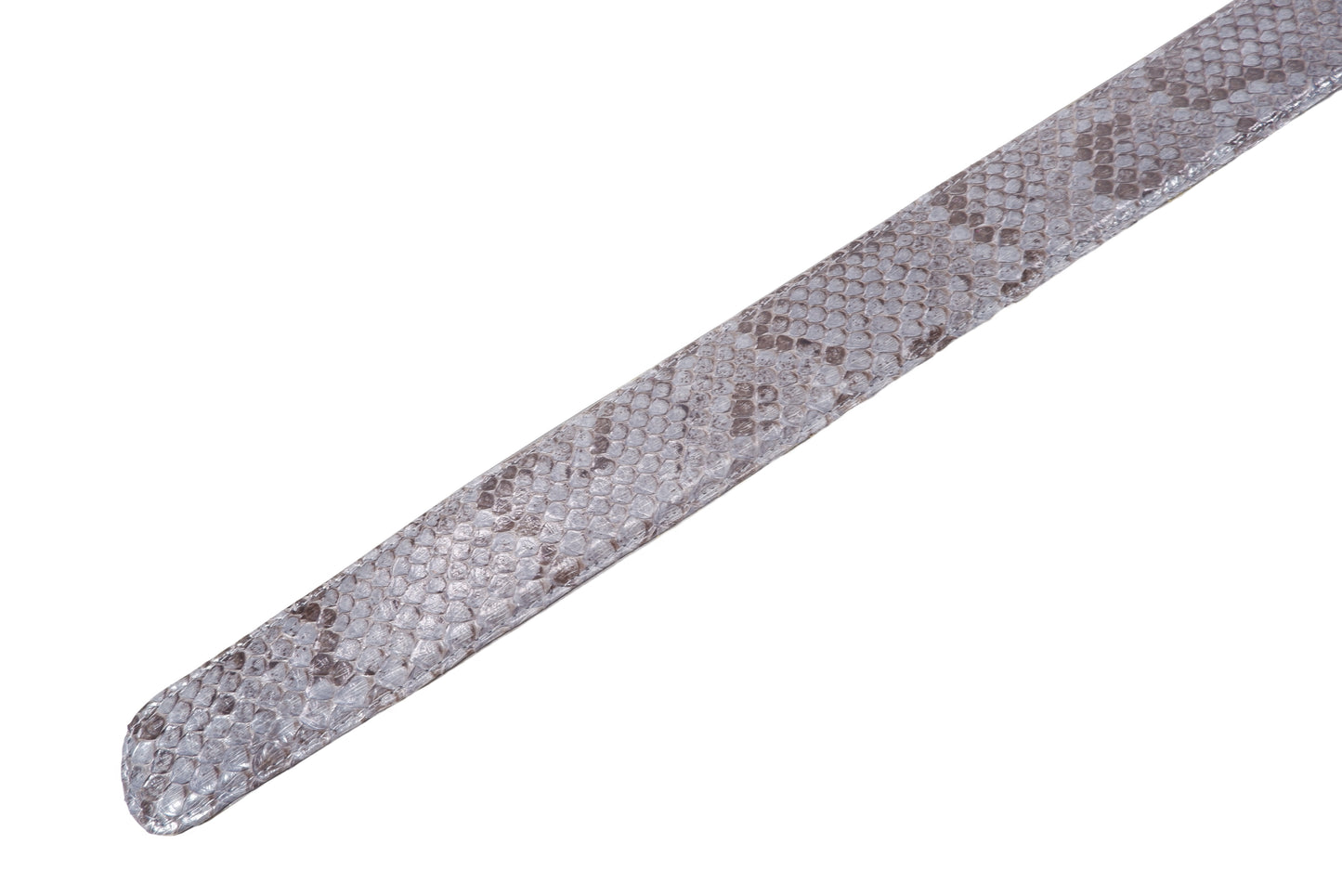 Genuine Burmese Python Snake Skin Leather Auto Locking Men's Belt