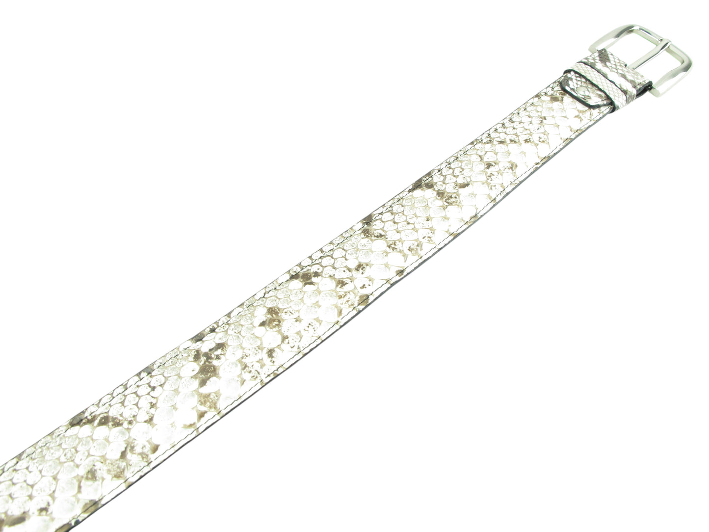 Genuine Burmese Python Snake Skin Leather Casual Men's Belt