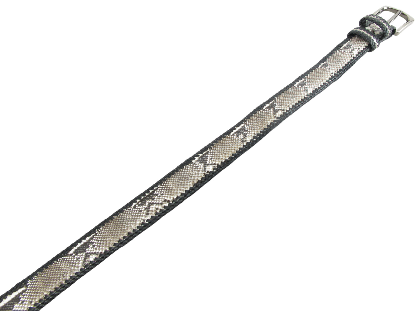 Genuine Reticulated Python Snake Skin Leather Handmade Men's Belt