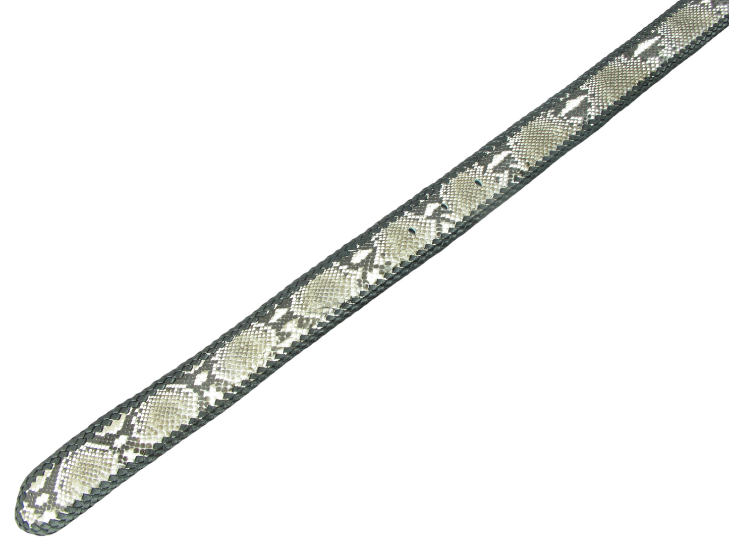 Genuine Reticulated Python Snake Skin Leather Handmade Men's Belt