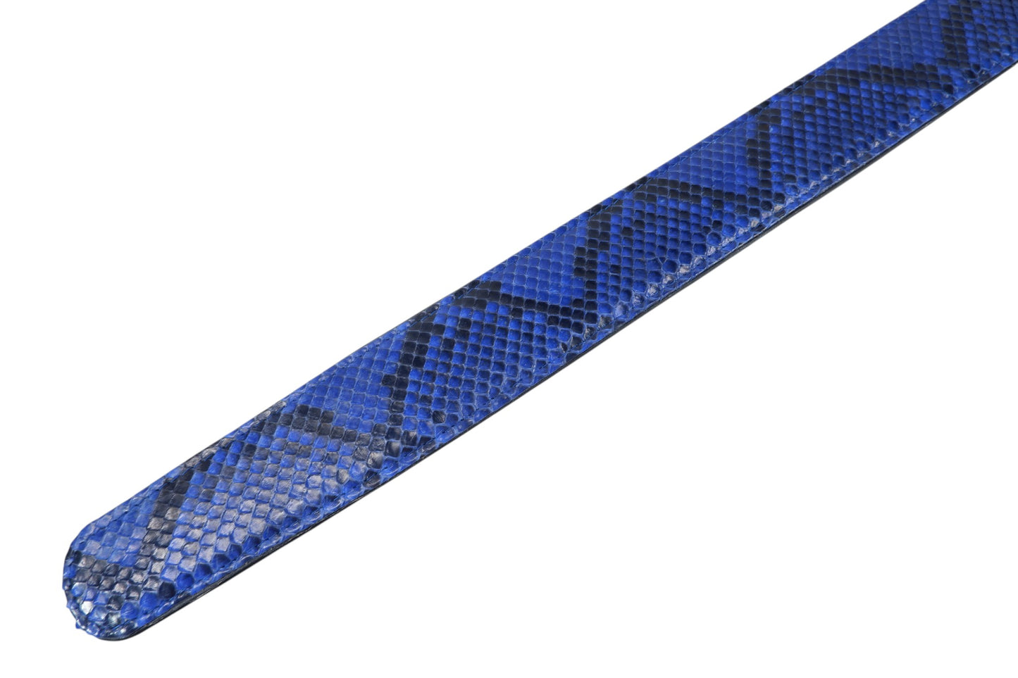 Genuine Reticulated Python Snake Skin Leather Auto Locking Men's Belt