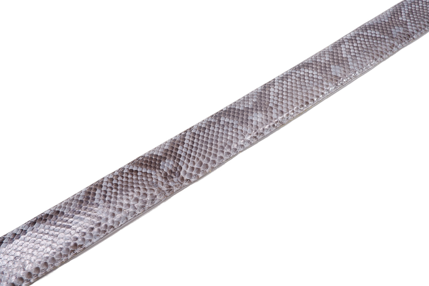 Genuine Reticulated Python Snake Skin Leather Auto Locking Men's Belt