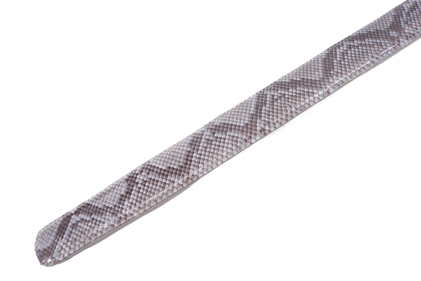 Genuine Reticulated Python Snake Skin Leather Auto Locking Men's Belt