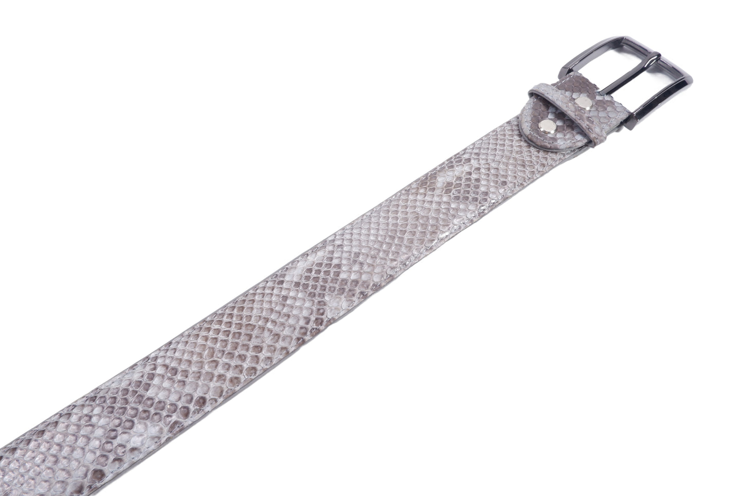 Genuine Reticulated Python Snake Skin Leather Casual Men's Belt